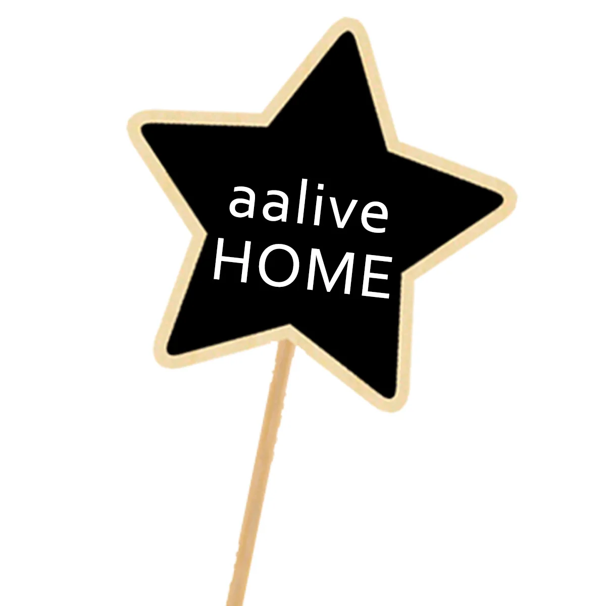 

20Pcs Wooden Mini Chalkboard Toppers Creative Signs Garden Flower Labels Wedding Party Decorations Mini Chalkboard Toppers