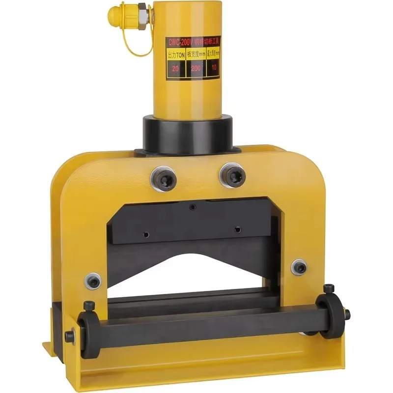 CWC-200V Hydraulic Copper Aluminum Busbar Cutter Efficient Metal Sheet Cutting Tool for Industrial Use