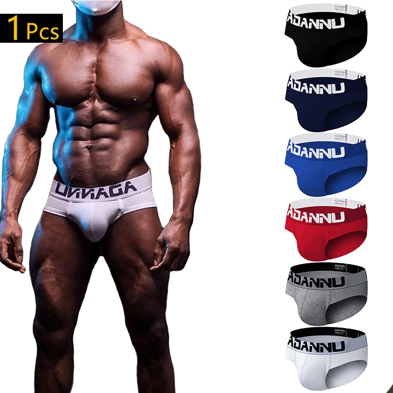 ADANNU Brand Male Underwear Men Briefs Modal Breathable Comfortable Underpants Slip Homme Ropa Interior Hombre Men Briefs Sexy