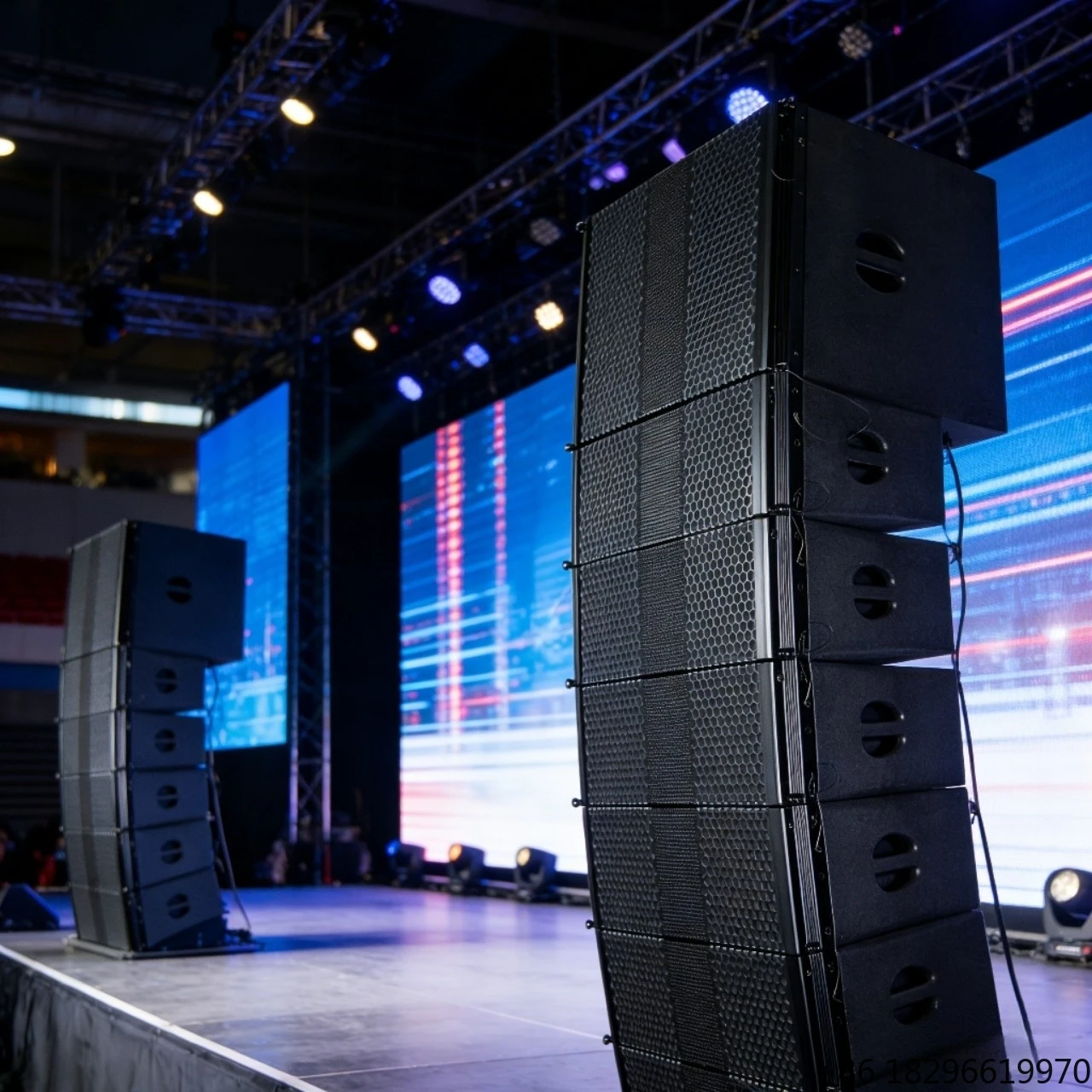 10/18 Inch Bass Subwoofer Outdoor Concert Hanging Stage Church Active Passive Line Array Professional Speaker System