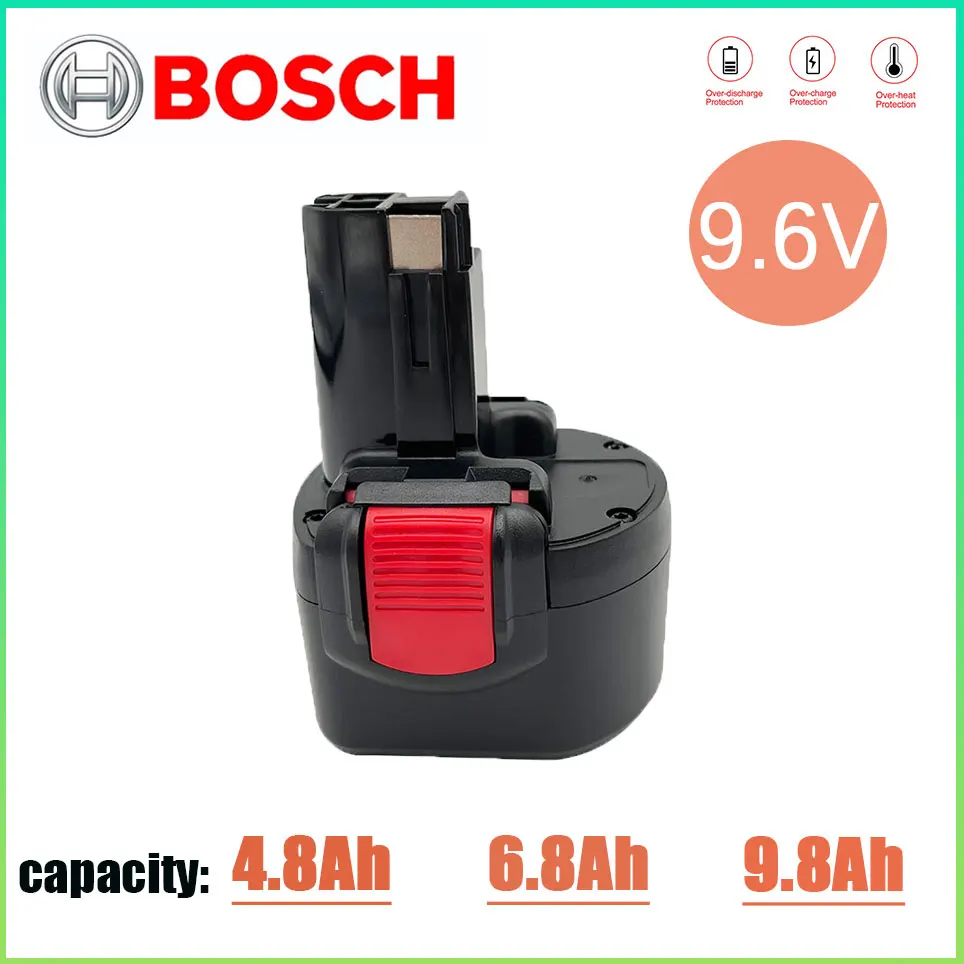 

Bosch BAT048 9.6V Battery Replacement For Bosch BAT048 BAT100 BAT119 2607335272 2607335461 GSR 9.6VE-2 PSR 9.6VE-2 PSR960