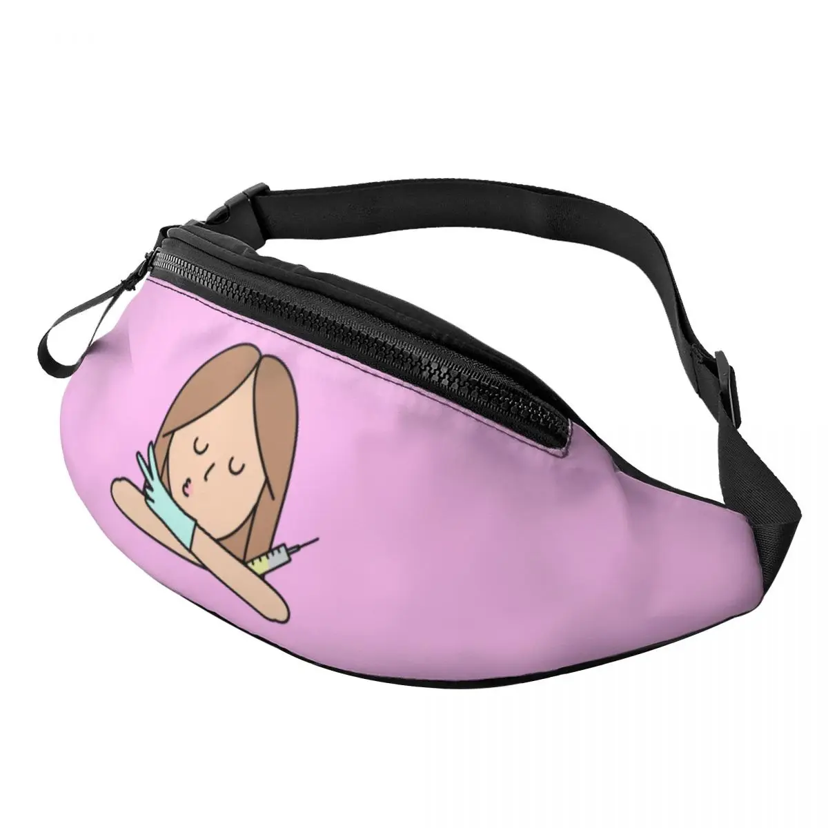 

Fashion Enfermera En Apuros Doctor Nurse Medical Fanny Pack for Traveling Women Men Crossbody Waist Bag Phone Money Pouch