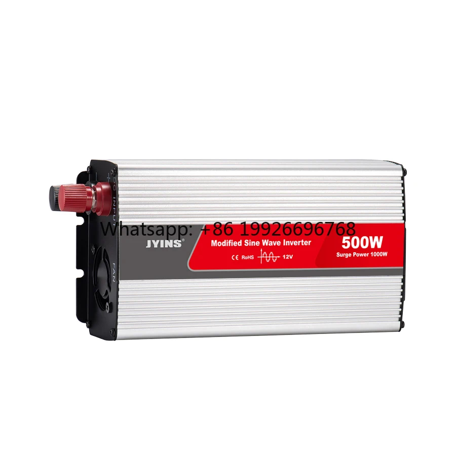 

Инвертор MSW 12В 220В 500Вт, солнечный инвертор, одинарный, из алюминиевого сплава, сертифицирован CE, высокая эффективность, производитель из Китая, 10 входов