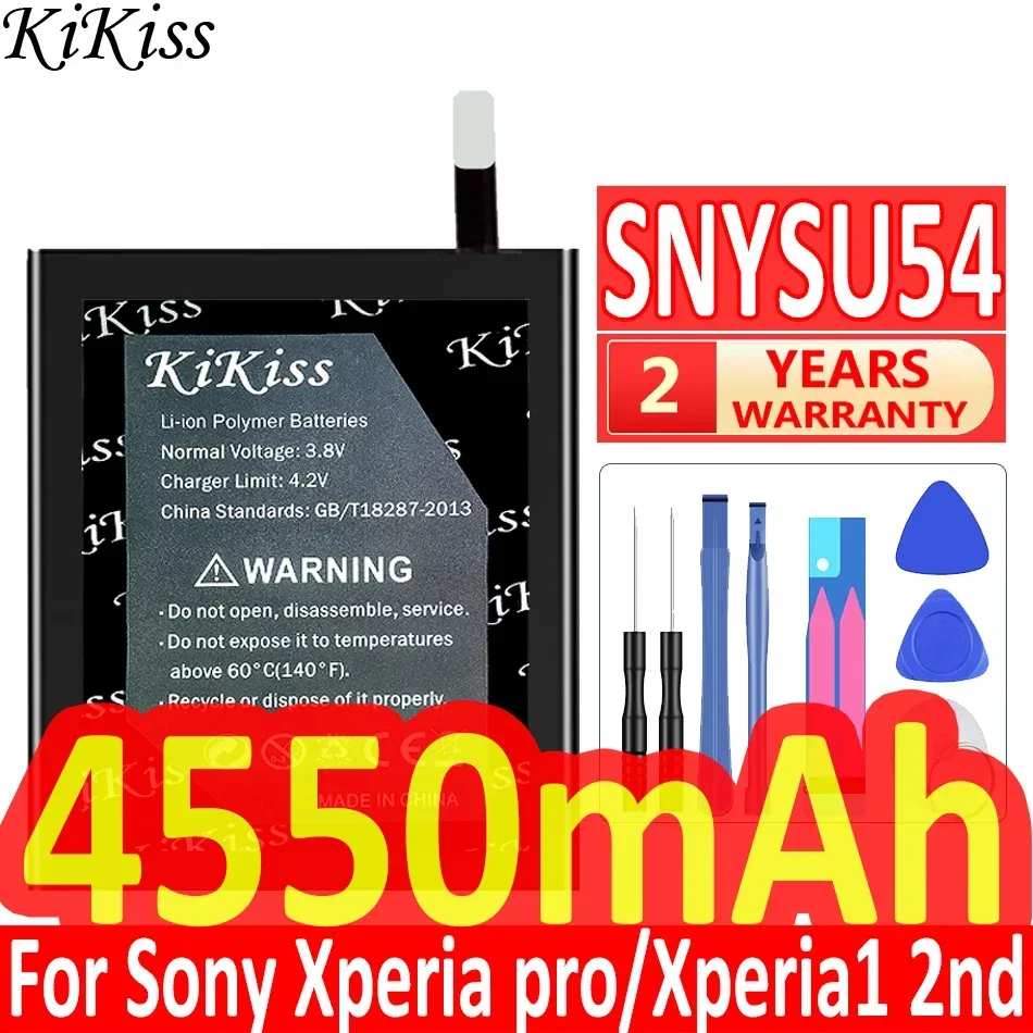 

Мощная батарея 4550 мАч KiKiss SNYSU54 для Sony Xperia 1 II Xperia Pro/Xperia1 2nd/Xperia5 2nd/Xperia 5/Xperia 5ii