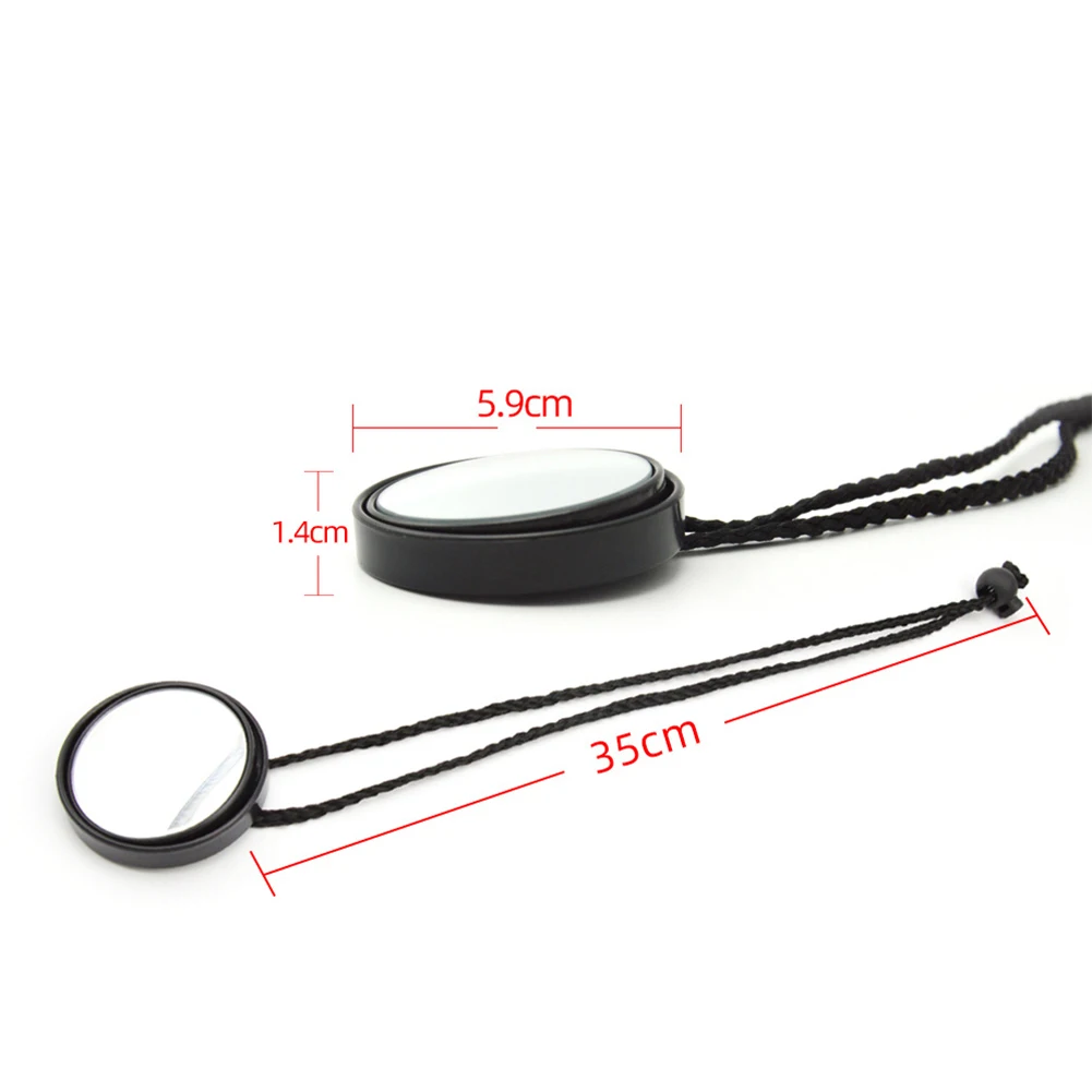 360 Degree Rearview Mirror Diving Adjustable Rearview Mirror With Lanyard Rope Diving Gear Scuba Safety Swimming Accessories