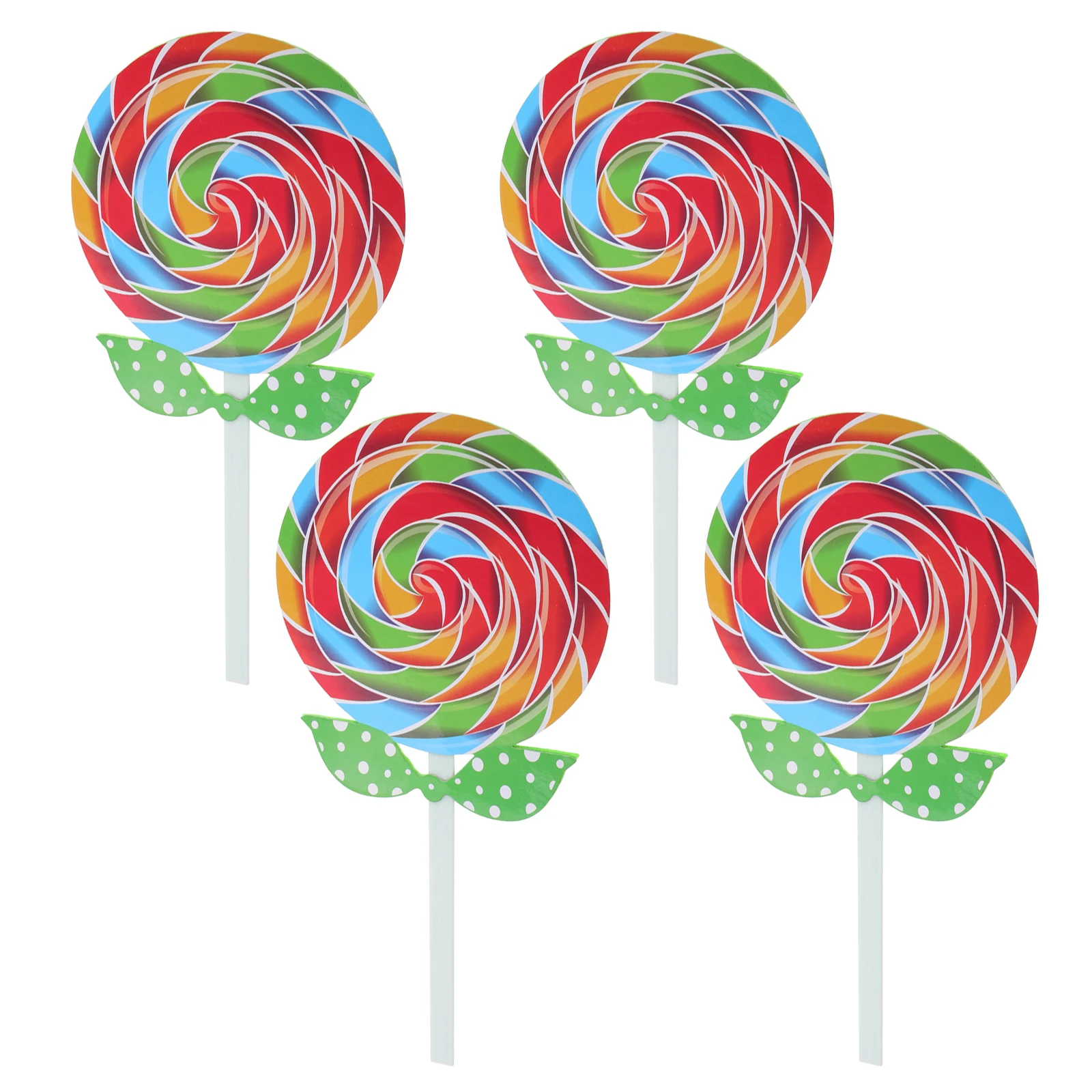 4 pezzi di decorazioni giganti lecca-lecca per feste da ballo, cabine fotografiche, simulazione in plastica, caramelle, performance, palcoscenico fotografico