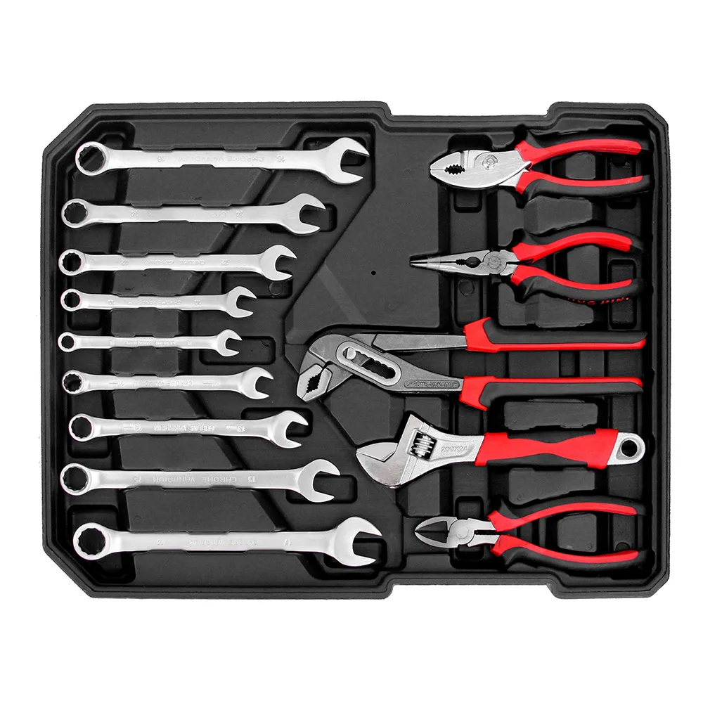 399-piece Manual OEM CR-V Car Repair Tool Set, Equipped with Large Double-ended Wrench and Hard Case 4
