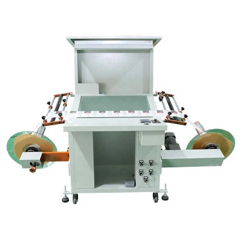 Oblique Self-adhesive Trademark Label Quality Inspection Rewinding Machine