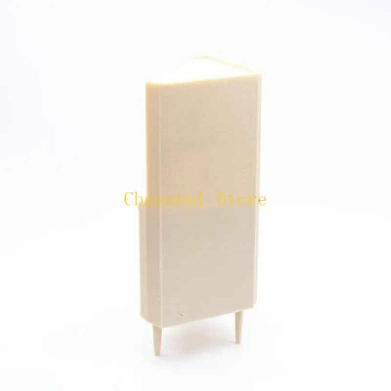 E7CE Miniature Plastic Book Corner Shelf Dollhouses Retro Furniture Decors MultiPurpose Display Shelf