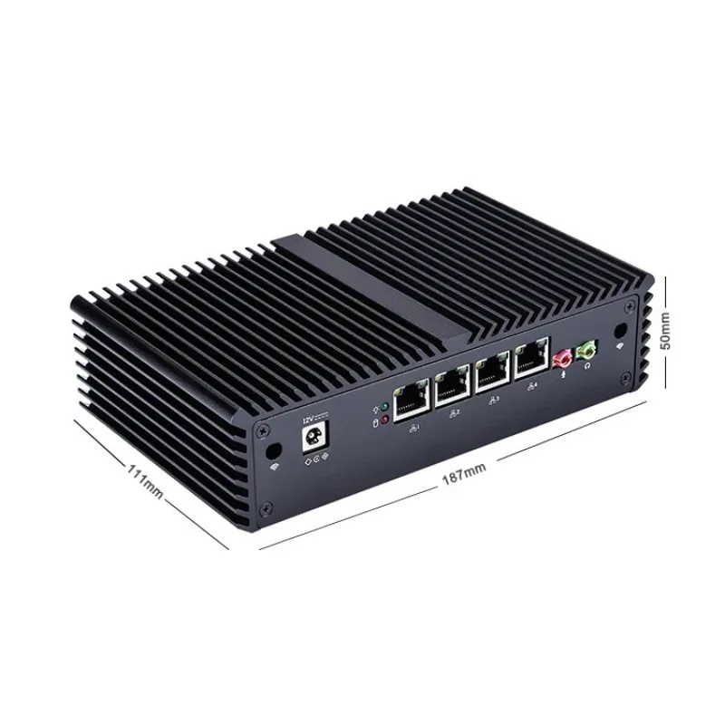 I54200U i5 Quad-Core Soft Router - 4-Network Port Multi-Gateway for Enterprise & Home Multi-Device Networking