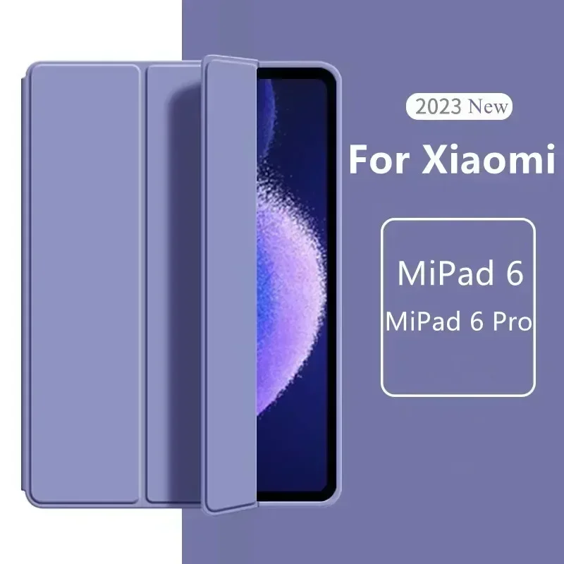 

Чехол для Funda Xiaomi Pad 6, чехол для xiaomi mi pad 6 Pro, 11 дюймов, силиконовый чехол с автоматическим пробуждением и сна, поддержка зарядки