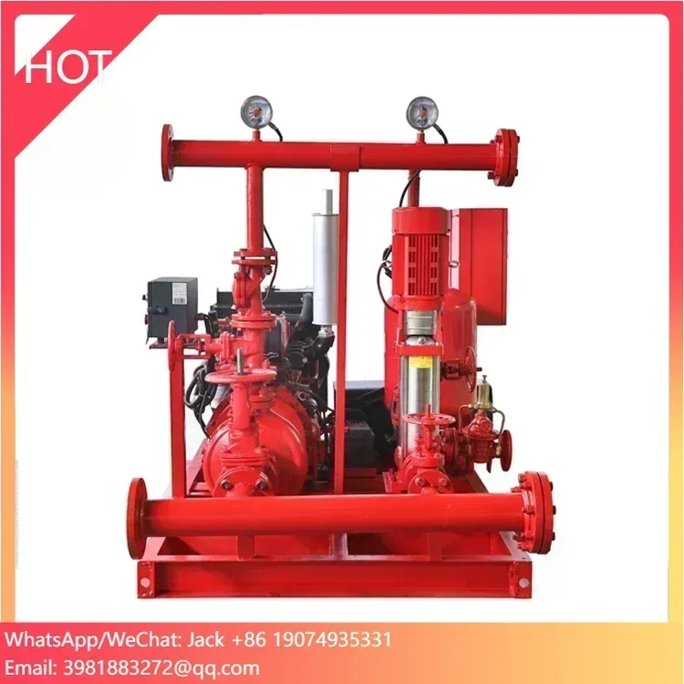 Fire Water Pump with Engine Fire Fighting Pump for Foam Fire Suppression System