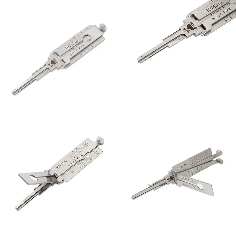 

Old Style Tyt Camry 8pin Ignition Lock Tyt Key Reading 2-in-1 Decoder Lishi (TOY43 Ign)lockpick Tools