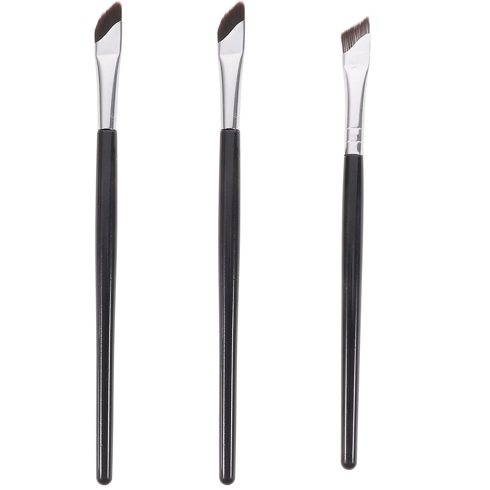 3 Pcs Concealer Brush under Eye Magnetic Eyelashes Eyeliner Angled Makeup Eyeshadow Bevel