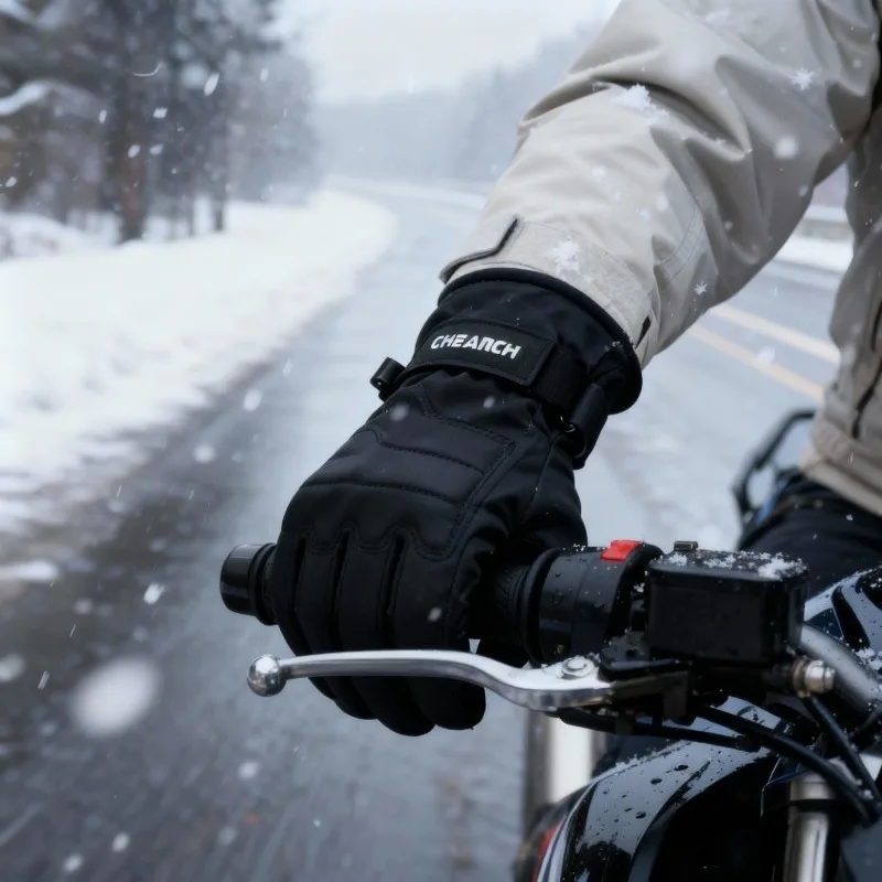 

Водонепроницаемые ветрозащитные мотоциклетные перчатки с полным пальцем, мотоциклетные перчатки для езды на мотоцикле, зимние перчатки для мотокросса с сенсорным экраном