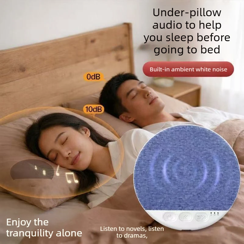 Mini Sleeping Bluetooth Speaker Nature Sound White Noise Soundbar Wireless MP3 Music Player Ultra Thin Timed Shutdown Audio Pla image 2