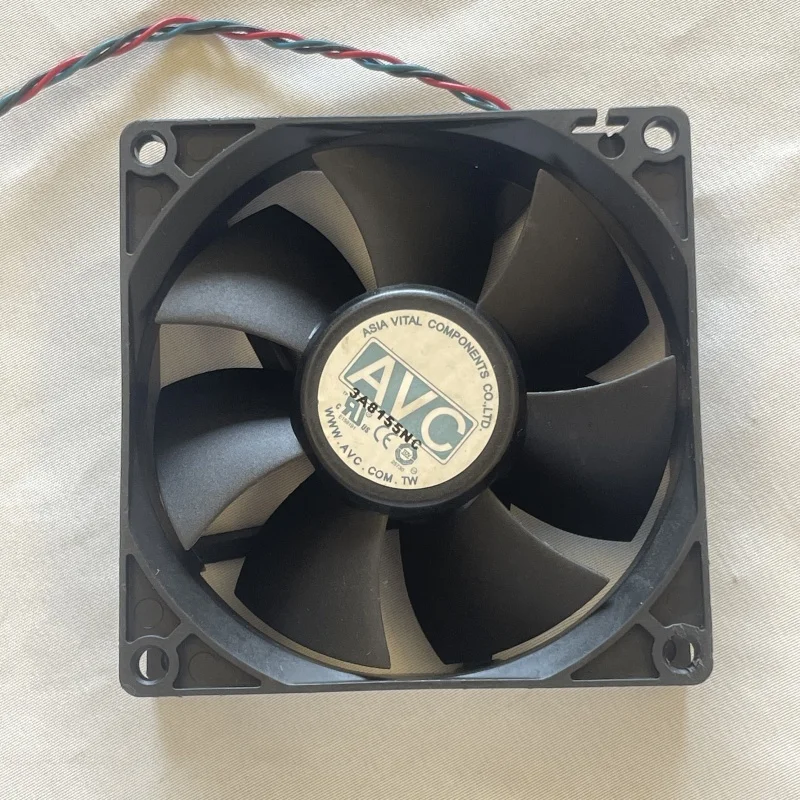 DL08025R12U Fan 80x80x25mm DC12V 0.50A 4-Pin 4-Wire 8025 PWM  axial flow fans