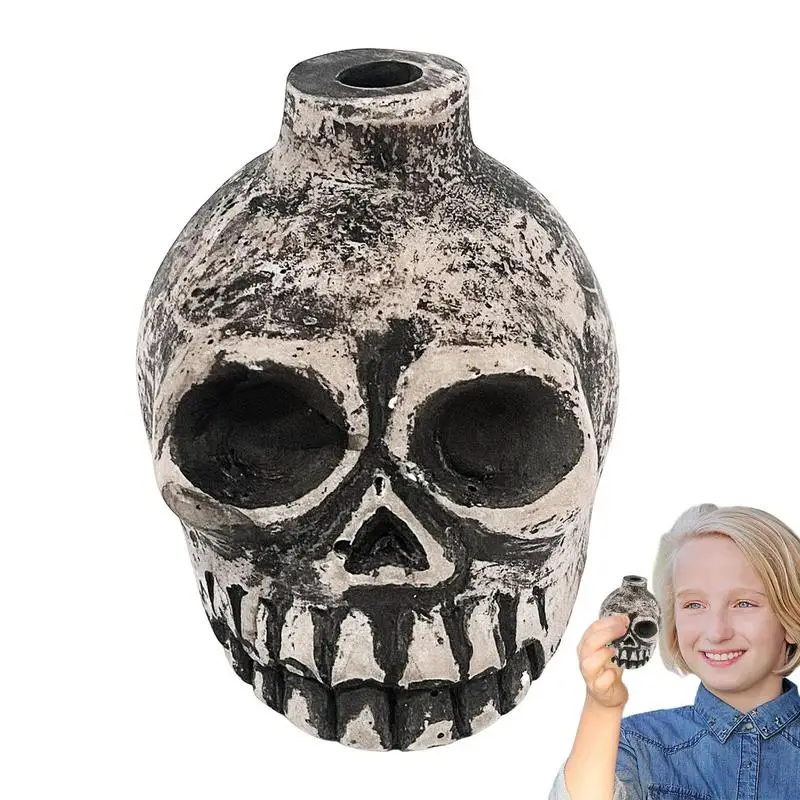 

Death Whistle Worlds Loudest Whistle Portable Skull Spooky Whistle Crow Whistle Ceramic Screaming Whistle For Halloween