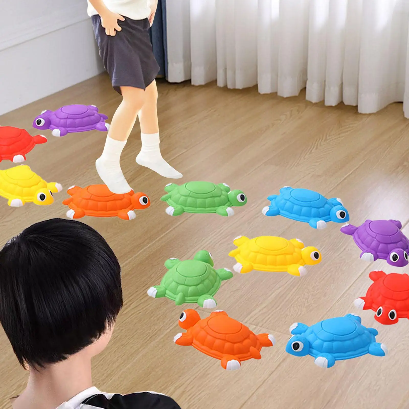 Balance Training Stepping Stones for Toddlers River Jump Stones Stacking Blocks Kids Coordination Development