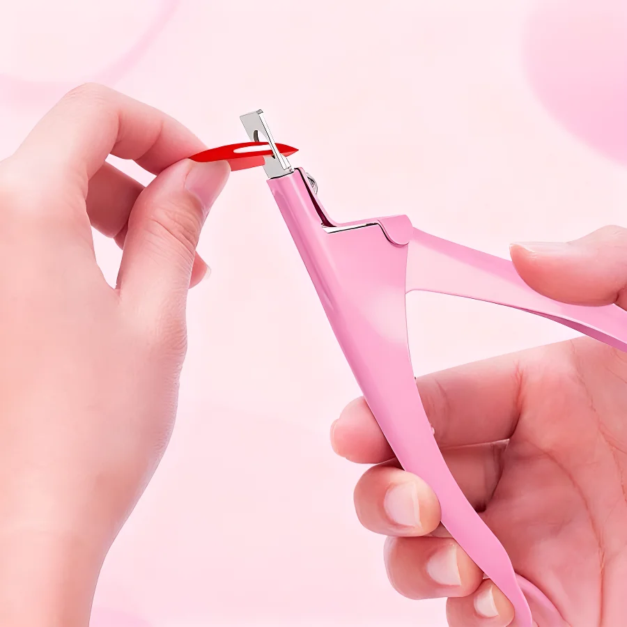 1PC Sharp Blade Nail Clippers For Fake Nails-Stainless Steel Salon Home Manicure,Nail Clippers For Acrylic Nails