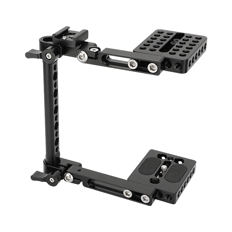 HDRIG składana klatka na aparat c-frame z płytą górną typu ser i płytą podstawową do lustrzanek cyfrowych Canon / Nikon / Sony / Panasonic
