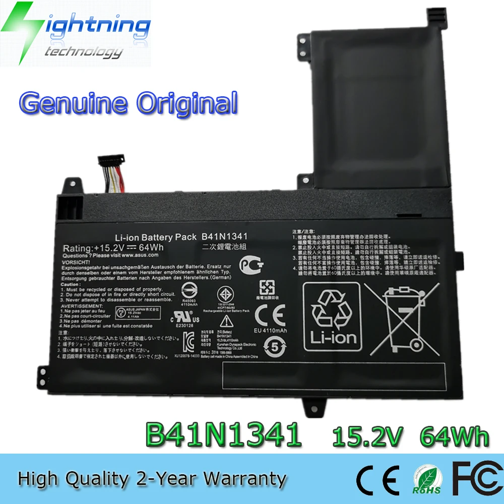 New Genuine Original B41N1341 15.2V 64Wh Laptop Battery for Asus Q502 Q502LA Q502LA-BBI5T12 Q502LA-BBI5T14 0B200-00960000