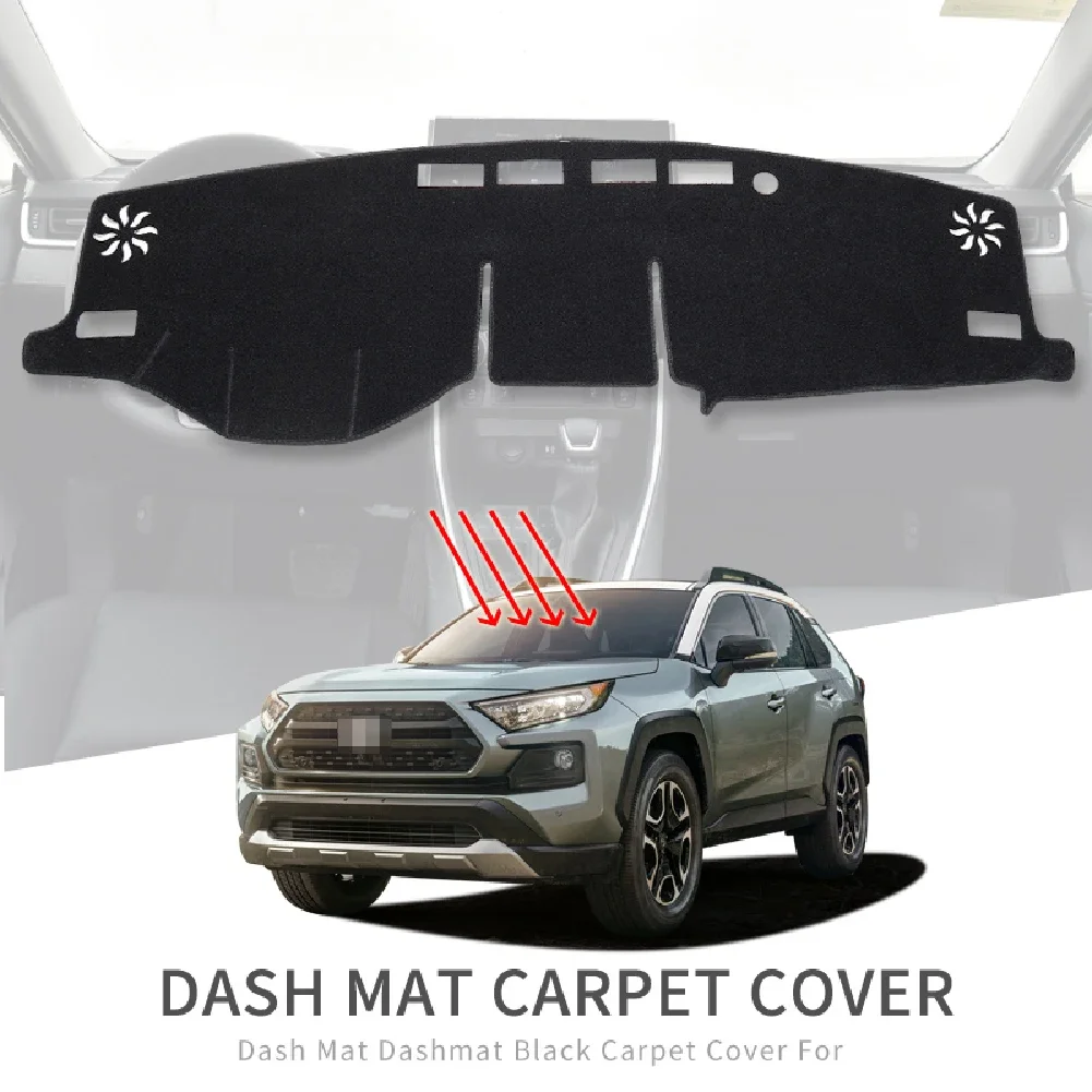 

For Toyota RAV4 2019 2020 2021 2022 2023 2024 RAV 4 XA50 Hybrid Car Dashboard Mat Sunshade Protective Carpet Dash Mat Dashmat