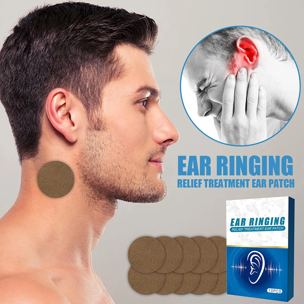 20/10Pcs Ear Tinnitus Treatment Tinnitus Patches For Ear Pain Protect Hearing Loss Sticker Natural Herbal Plaster Health Care