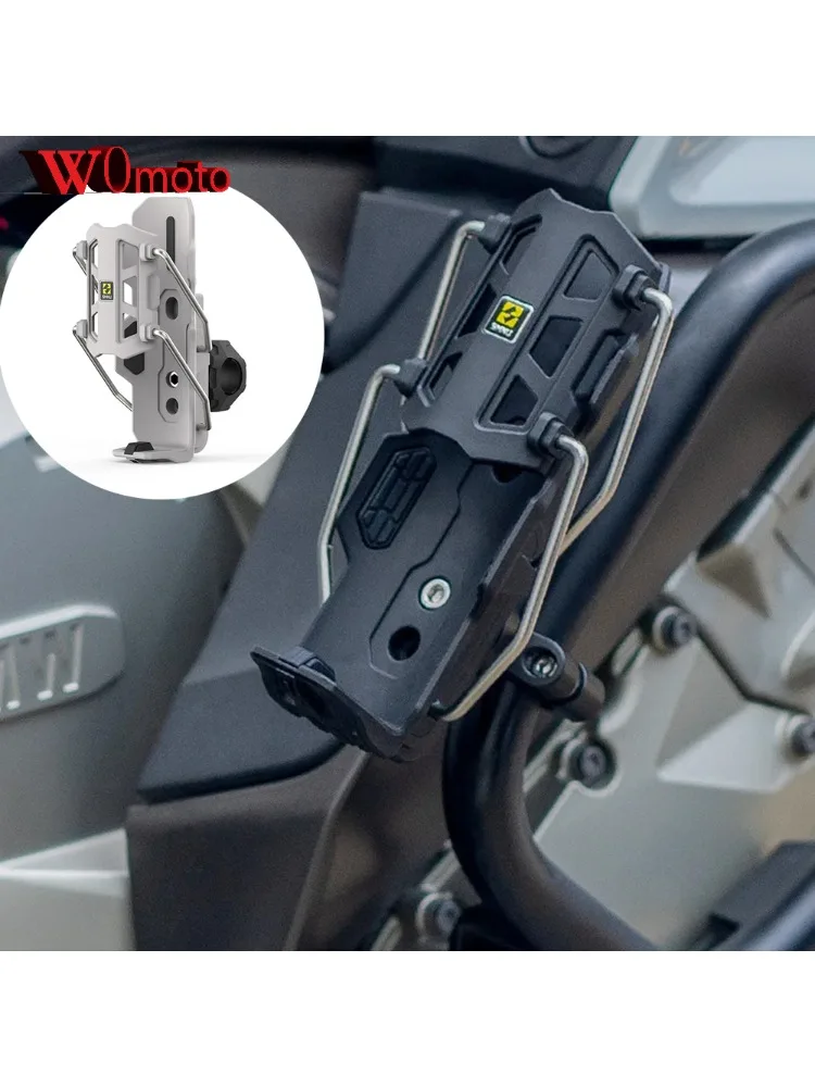 AliExpress PTSHY 2025 1 Set 360° Adjustable Handlebar Cup Cage Universal Bike Motorcycle Water Bottle Holder For MTB Road Cycling ADV Motorbike