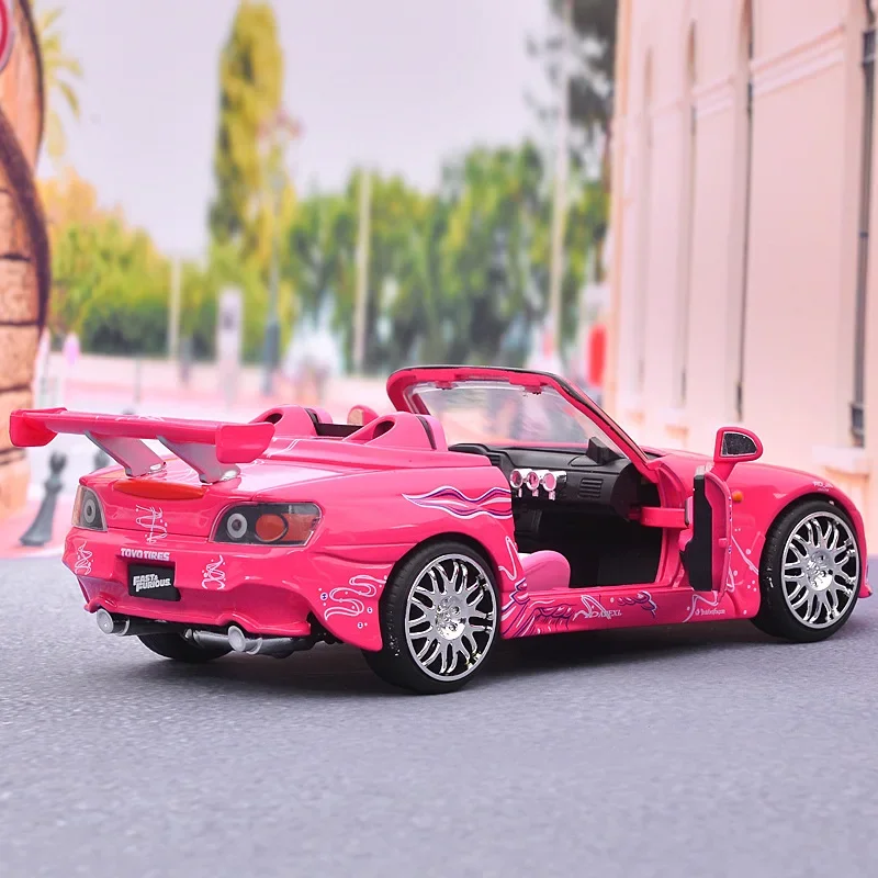 

1:24 Honda S2000 Supercar Alloy Car Model Diecast Toy Vehicle High Simitation Cars Toys Kids Gifts Collection J36