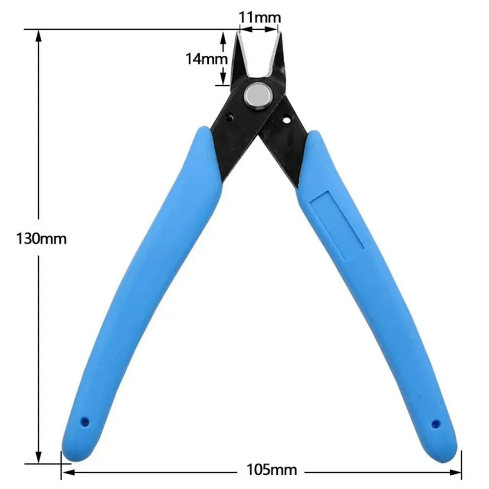 Alicates de corte de alambre eléctrico, tijeras de 3,5 y 5 pulgadas, Mini alicates de corte lateral Diagonal, pinzas de 125mm, 170 II para herramientas de carpintería