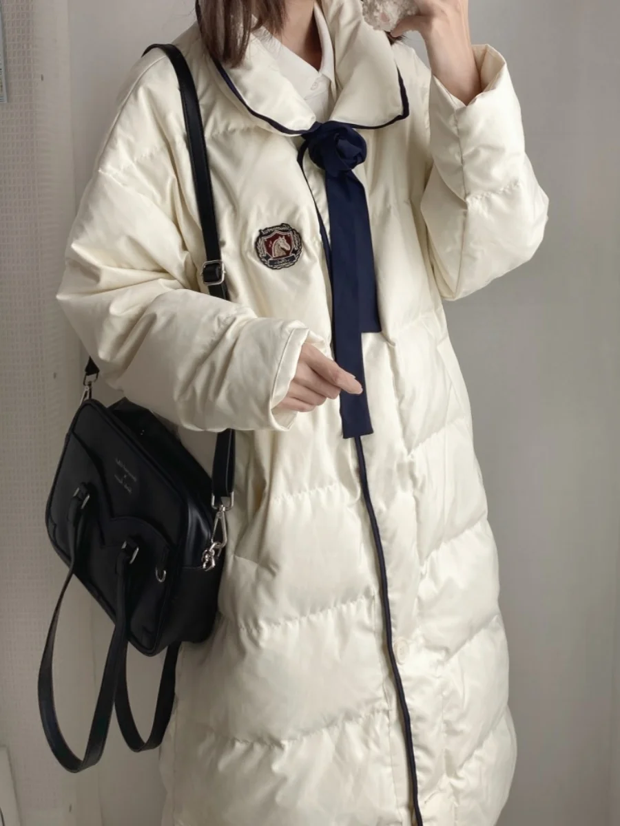 

Теплое пуховое пальто для женщин: милое, стильное, средней длины, зимняя модная верхняя одежда премиум-качества