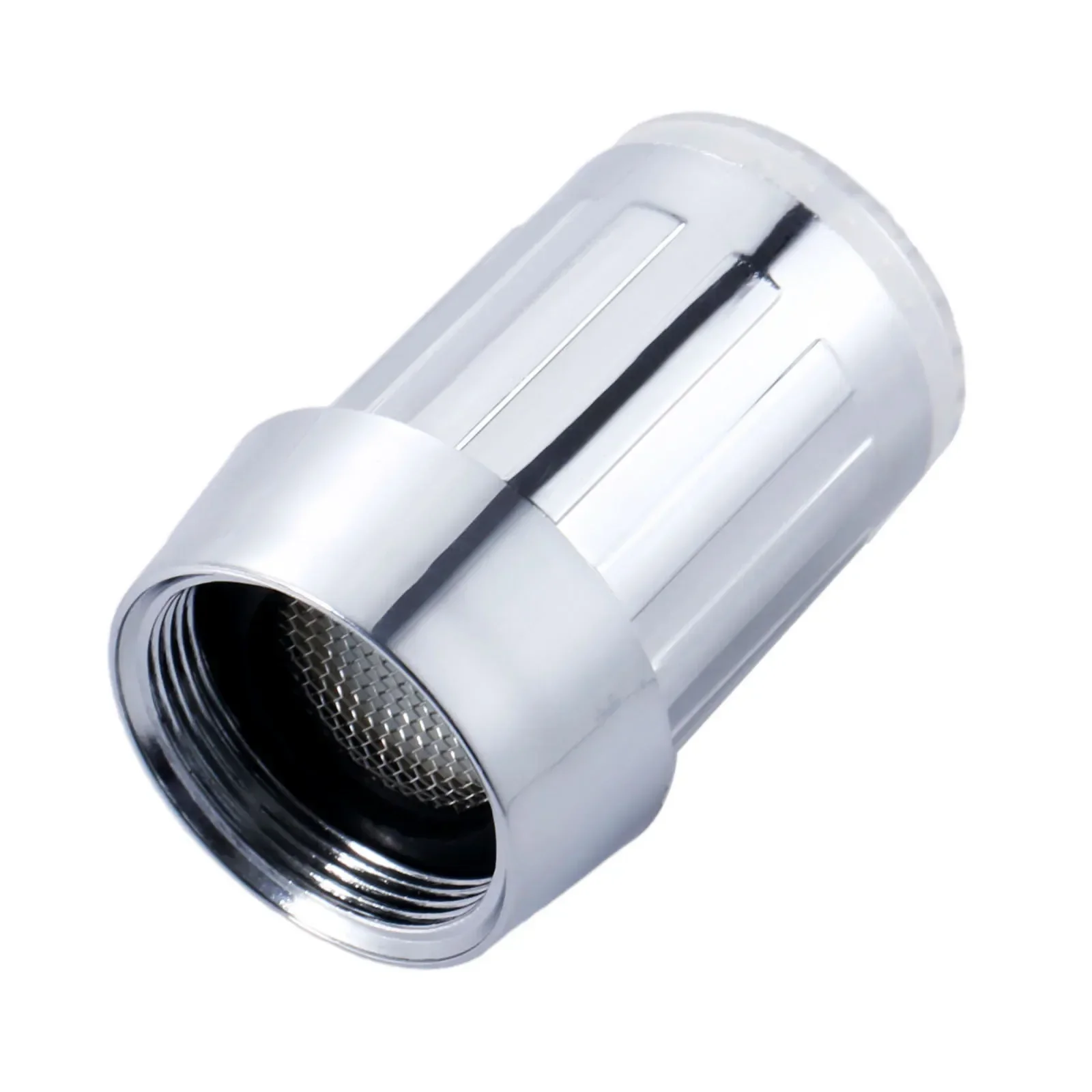 ABS Kitchen Water Faucet Tap Nozzle Temperature Sensor Control Single Color Glow Indicator Blue LED Light Change Spout Bathroom