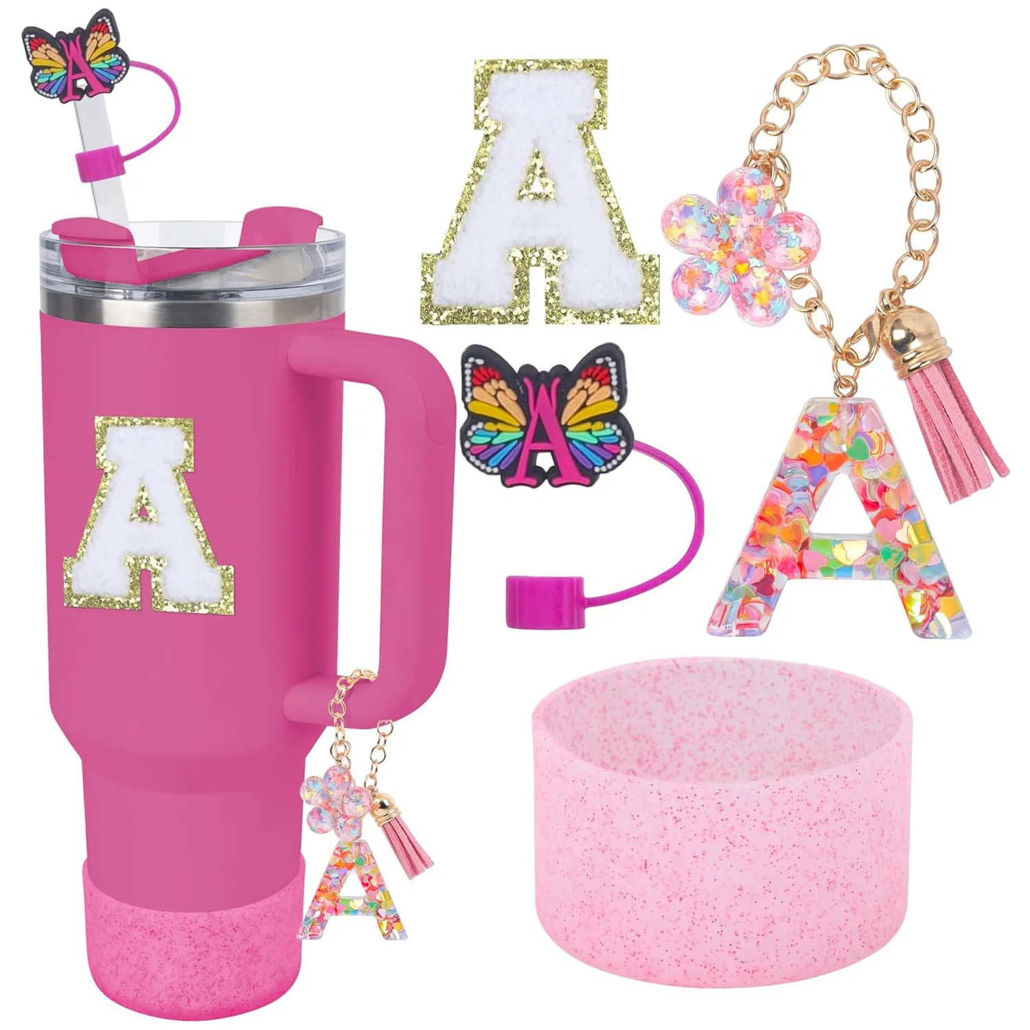 Accessories for Stanley Cup 40oz 30oz Letter Charms for Hand