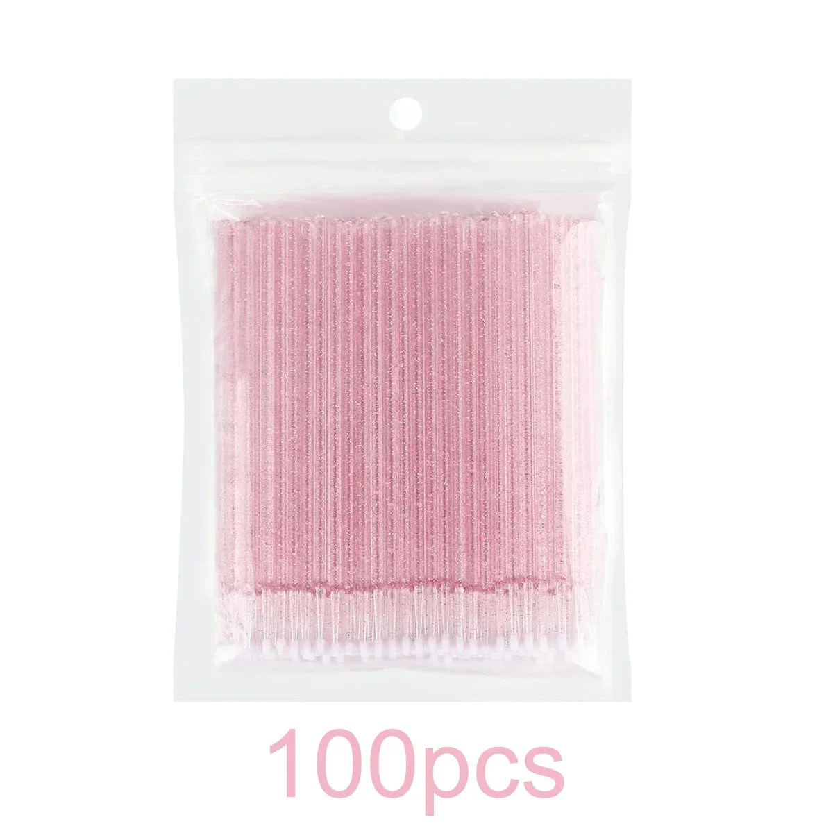 100/500 pezzi micro pennello applicatore in cristallo per estensione ciglia, micro tamponi di cotone, bacchette per mascara labbra micropennello rosa LAUKISS
