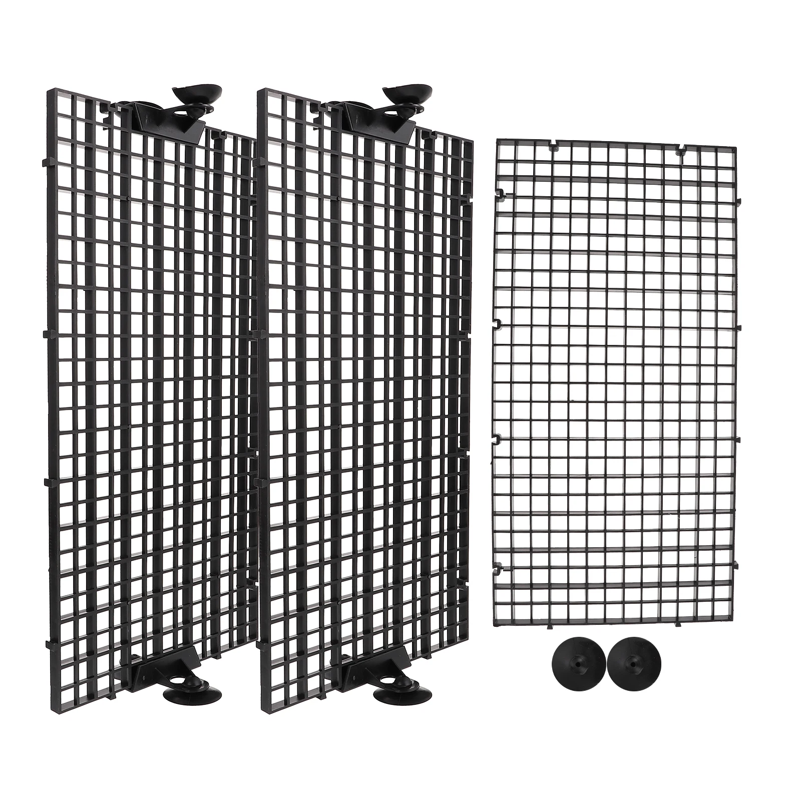 

3 Piece Set Fish Tank Isolation Board Divider Separator Pvc Aquarium Transparent Partition