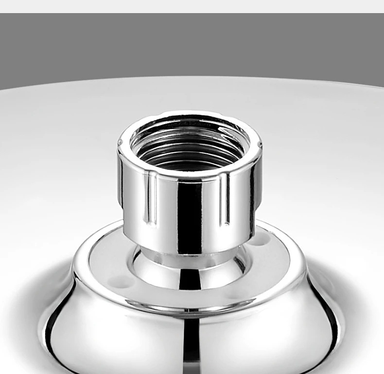 Neuer 25CM Druckverstärkter Deckenmontierter Duschkopf mit Supercharge-Technologie, Großer Durchfluss, ABS-Verstärkter Hochdruck-Regenduschkopf – Detail 13