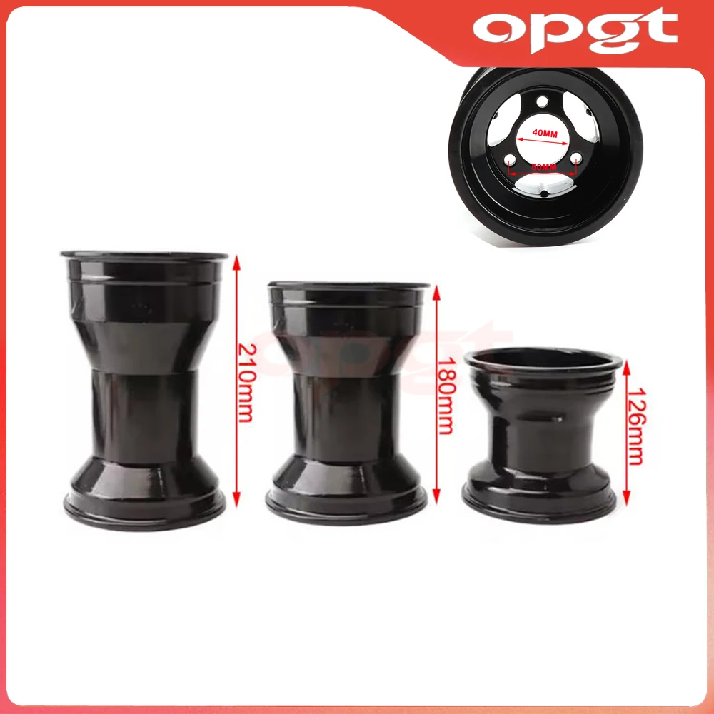 

OPGT GO KART Колесо Переднее 10X4.50-5 Заднее 11X7.10-5-дюймовое колесо из алюминиевого сплава Ступица KARTING ATV UTV Багги Ступица колеса