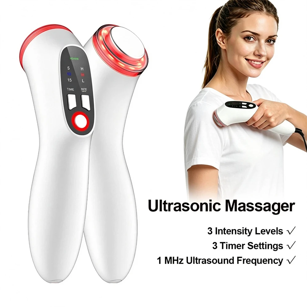 Mini-Ultraschallgerät für den Heimgebrauch Gesicht Hals Körper Ultraschall-Massagegerät Gesichtsstraffung Hautstraffung Schönheitsgerät Körperentspannung – Detail 2