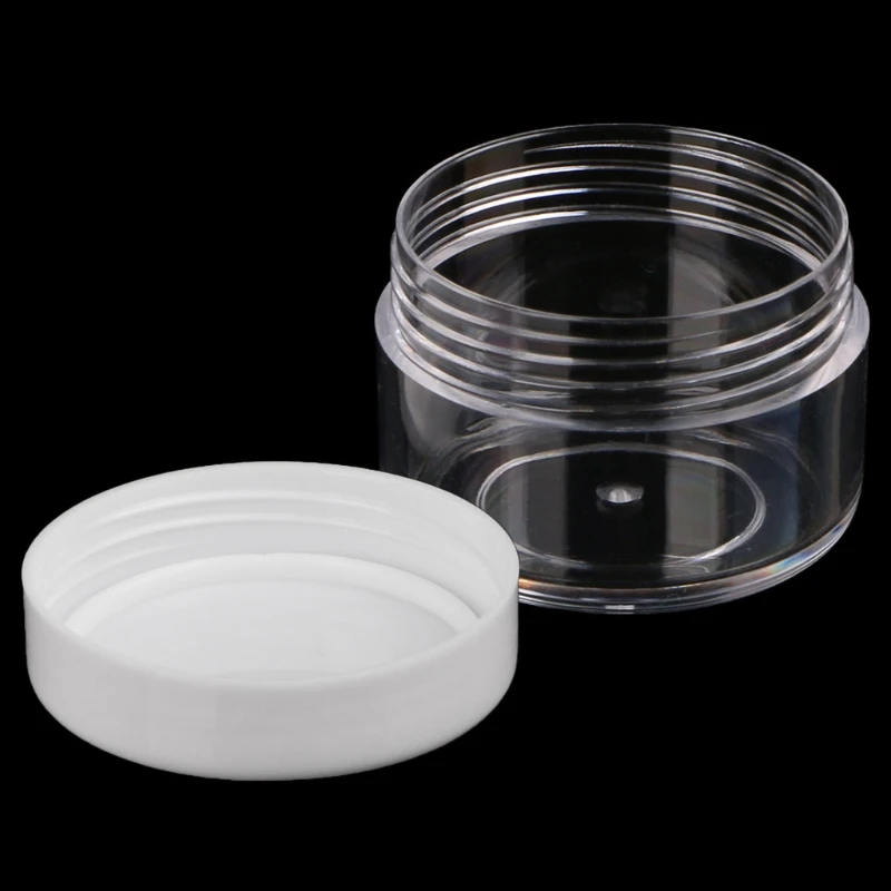 Mini Sample Bottle Round Bottom Empty Cosmetic Dispenser for Airplane Make Up Lip Balms Eye