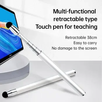 Hand Pointer Torch Whiteboard Pen 2 In 1 Telescopic Pens Touch Screen For Writing Board Pointer Teacher Pointers For Class