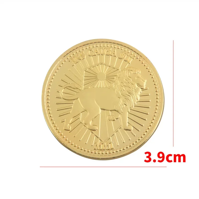 New Movie John Wick Continental Hotel Gold Two-Sided Coin Collection Cosplay Alloy Props Accessories Gift - view 5