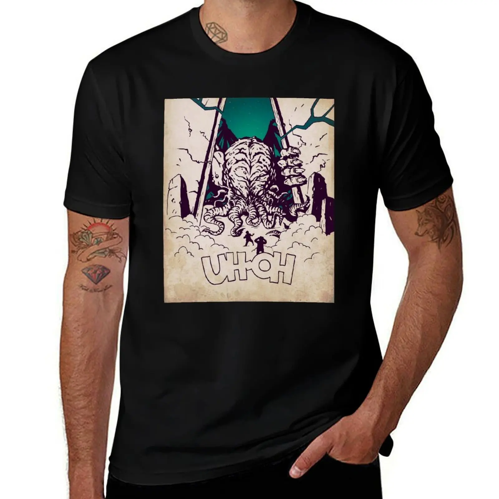 

О-о Ктулху! Футболка мужская футболка дизайнерская футболка футболка с индивидуальным принтом