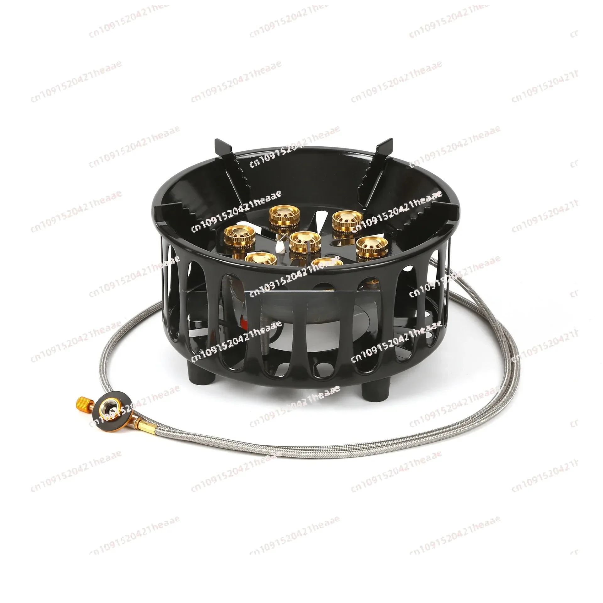 Suitable forOutdoor Grill Stainless Steel Lotus Stove Portable Camping Baking Stove Windproof Gas Stove