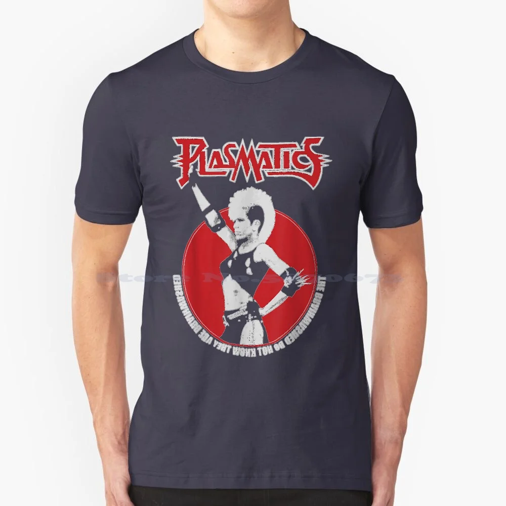 Heavy-Metal Plasmatics-Rock T Shirt 100% Cotton Tee Heavy Metal Plasmatics