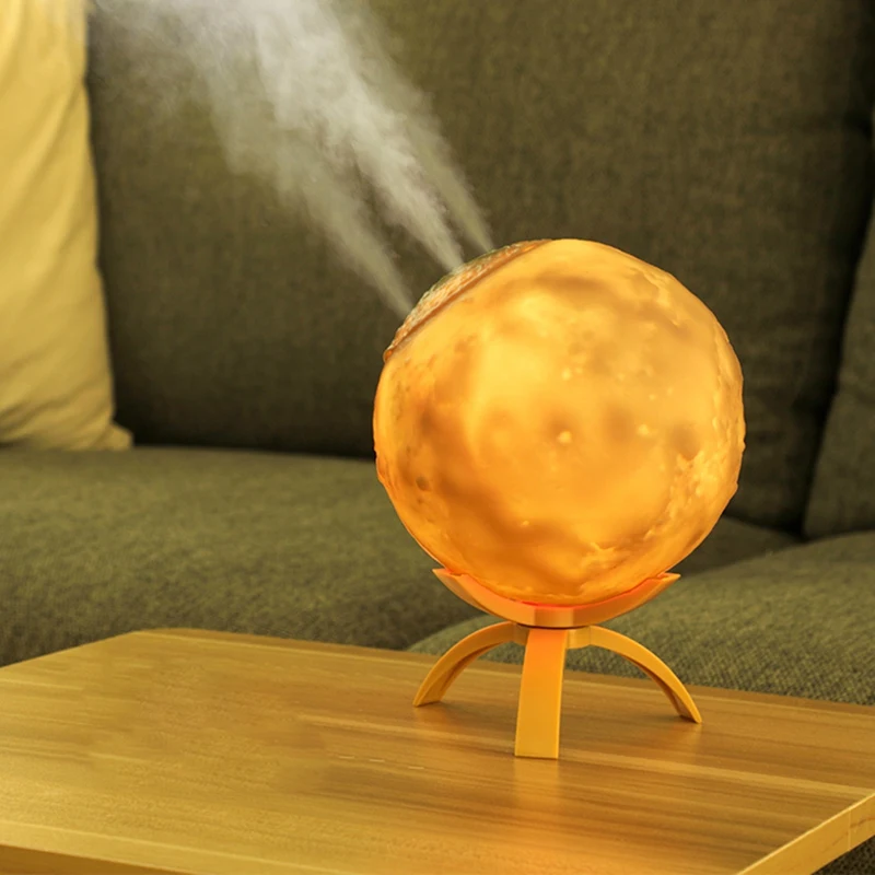 

1500ML USB Aroma Diffuser Ultrasonic Essential Oil Air Humidifier 3D Moon Lamp Night Light Cool Mist Purifier