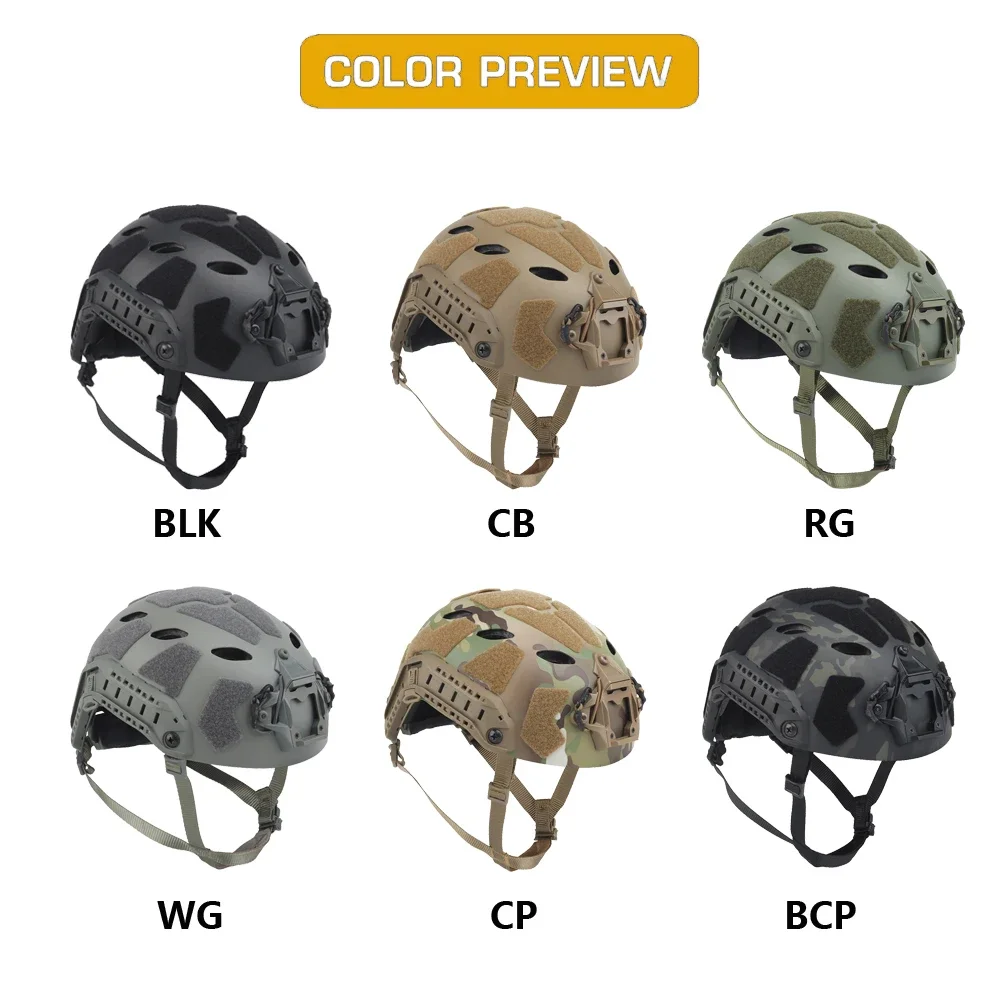 Casco táctico corte alto protector ligero SF para airsoft y NVG - imagen 5