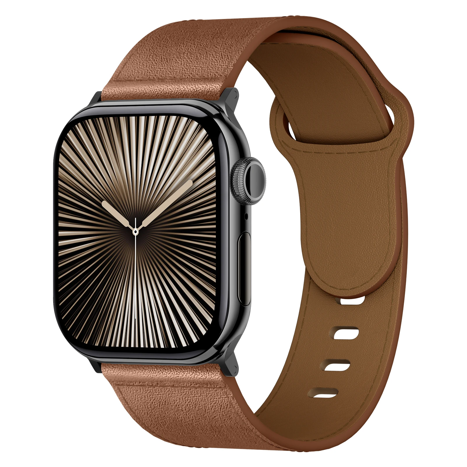 Leather Straps for Apple Watch Band 44mm 46mm 40mm 45mm 49mm 42mm 41mm 38mm Sport bracelet iWatch series 10 9 7 8 6 5 se ultra 2
