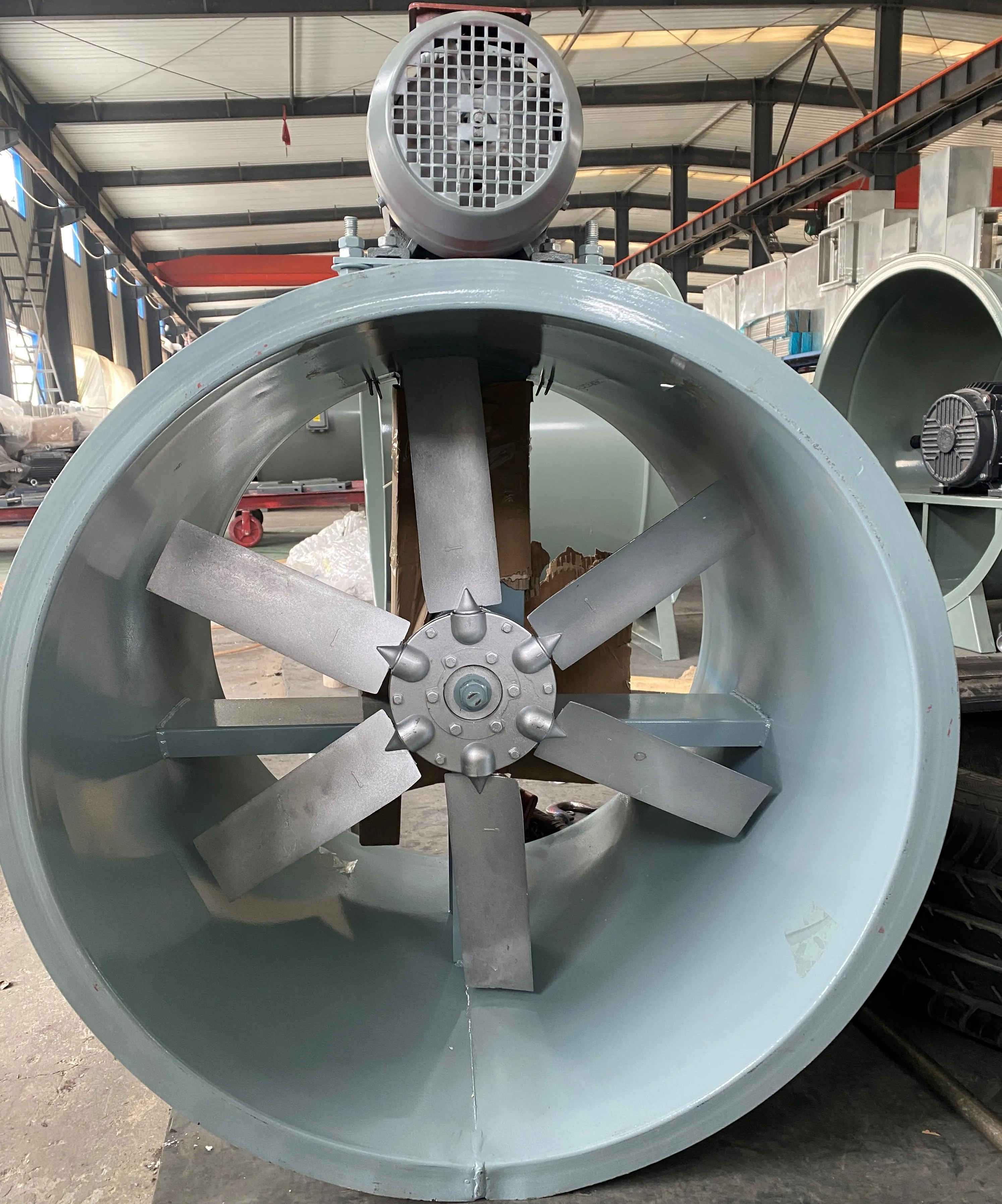 Explosion-Proof Axial Cast Iron Blade Fan Electric 100% Copper Motor 24 Inch Industrial Exhaust Fan OEM ODM Ball Bearing