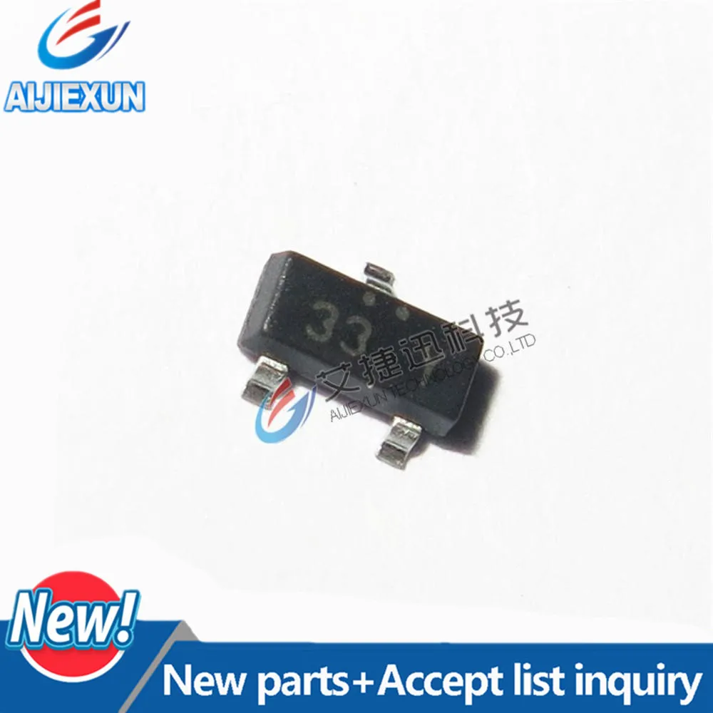 50PCS in stock MMBD1404 silk-screen33 SOT23 DIODE ARRAY GP 200V 200MA SOT23 RoHS : Compliant 100%New and original